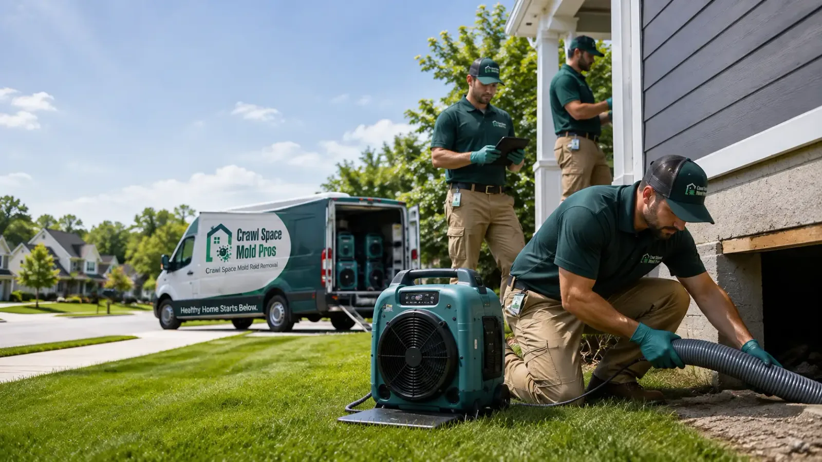 Crawl Space Mold Removal in Morley, IA